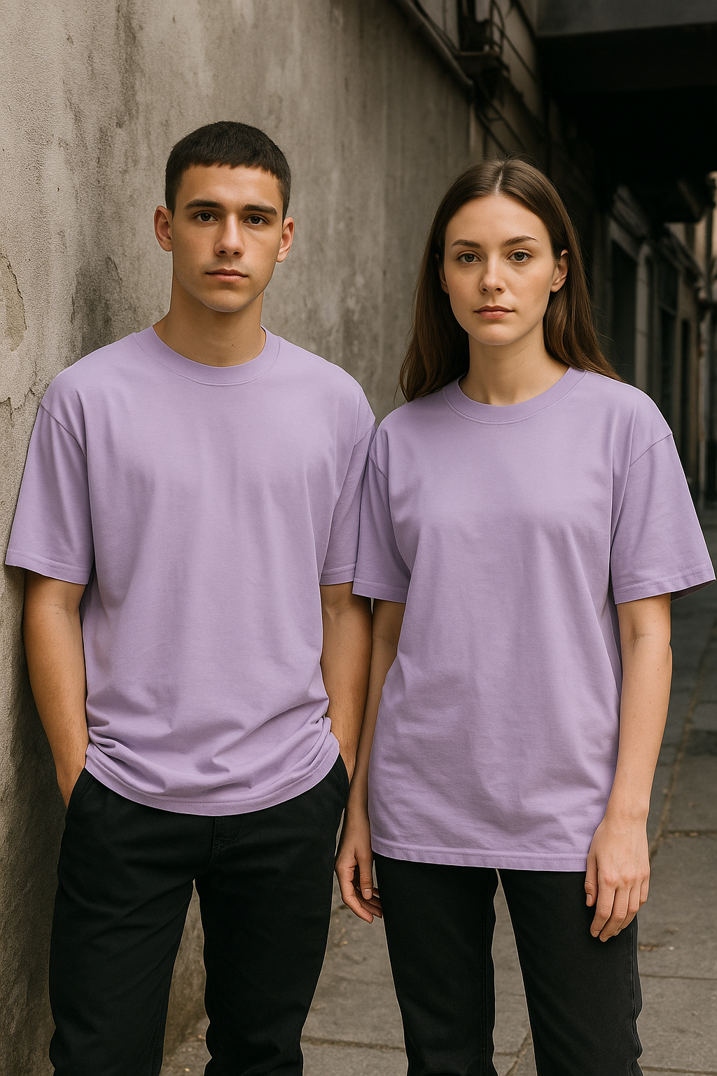 DROP SHOULDER OVERSIZED TEE