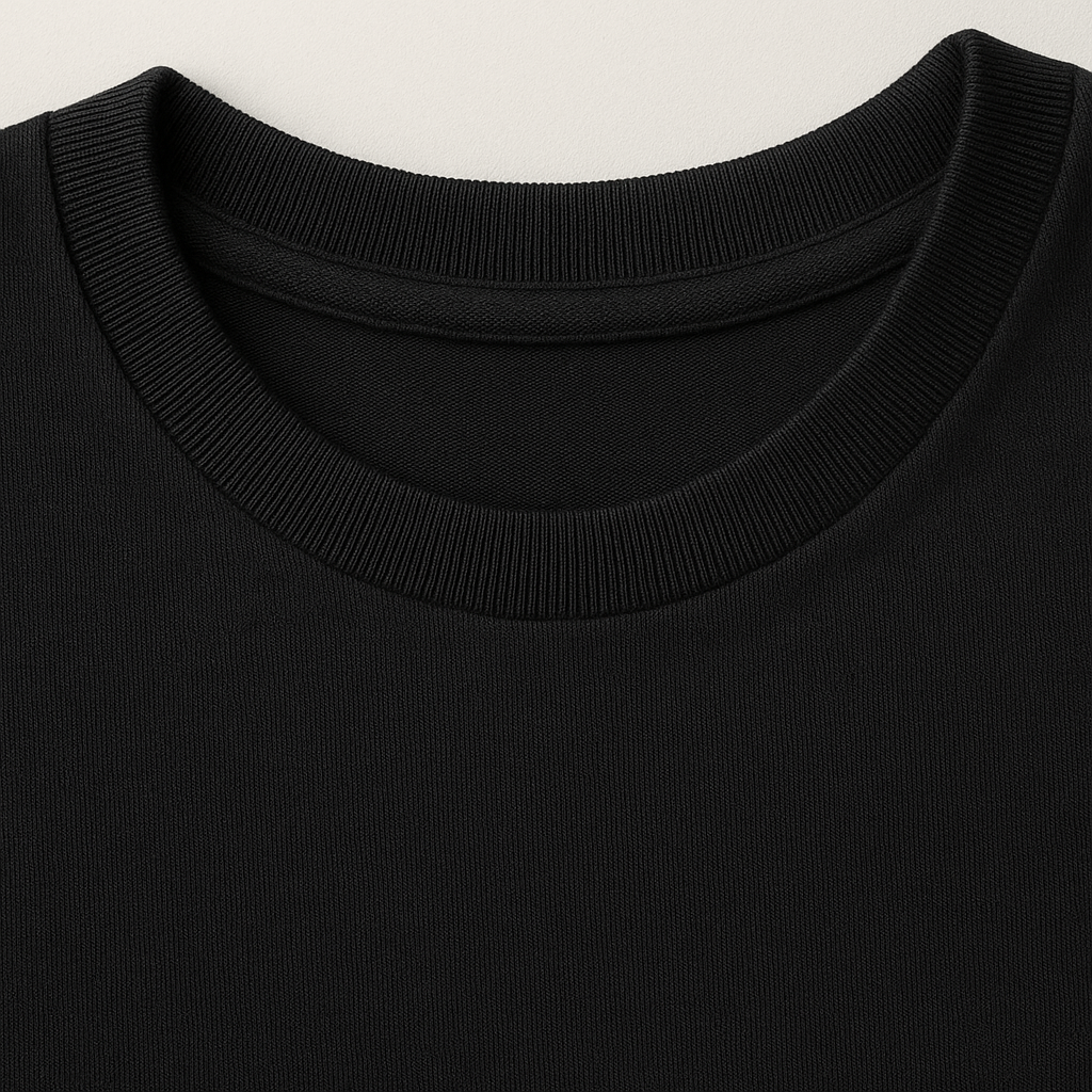 Classic Cotton Tee – Black
