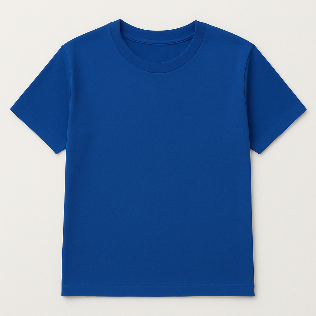 Classic Cotton Tee – Royal Blue