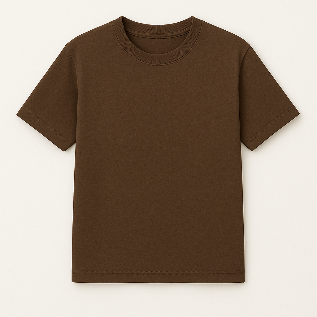 Classic Cotton Tee – Brown