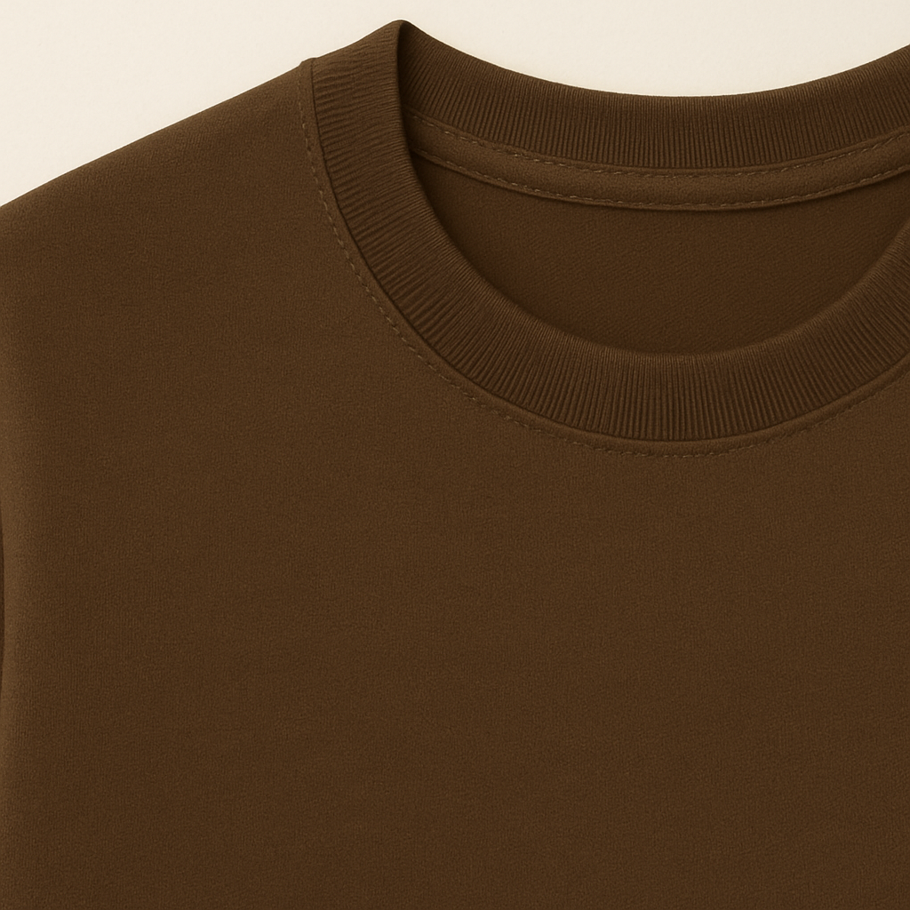 Classic Cotton Tee – Brown