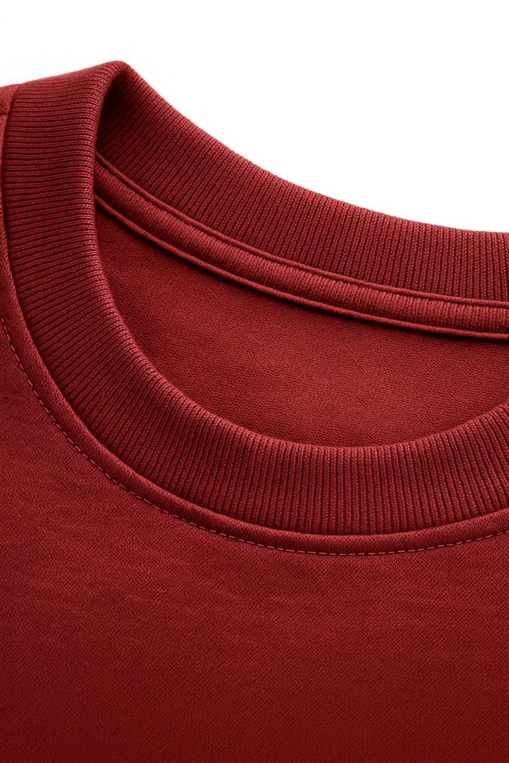 Classic Cotton Tee – Maroon