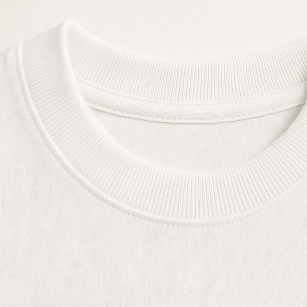 Drop Shoulder Oversized Tee – White